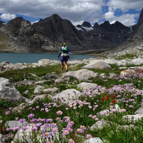 Kontinentální hřebenovka, Wind River Range, horské pásmo Skalistých hor v západním Wyomingu
