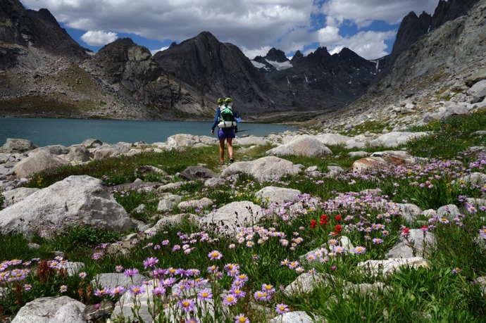 Kontinentální hřebenovka, Wind River Range, horské pásmo Skalistých hor v západním Wyomingu
