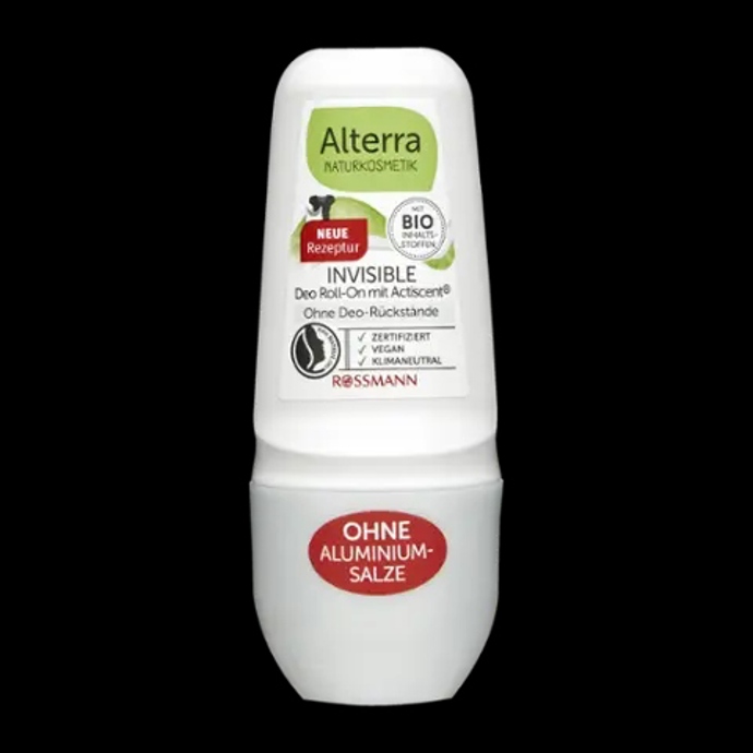 Deodorant roll-on pro ženy Invisible, Alterra Naturkosmetik, 55 Kč
Deodorant roll-on pro ženy Invisible, Alterra Naturkosmetik, 55 Kč