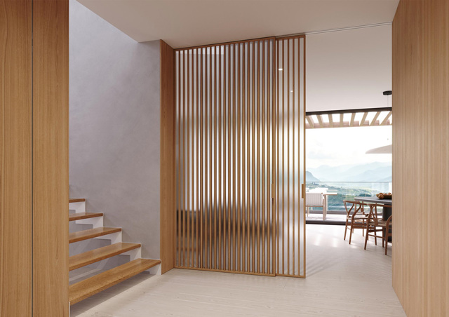 Posuvné dveře IDEALINE WOOD VERTICAL v posuvu do stropu PREMIUM

Foto: JAP FUTURE
