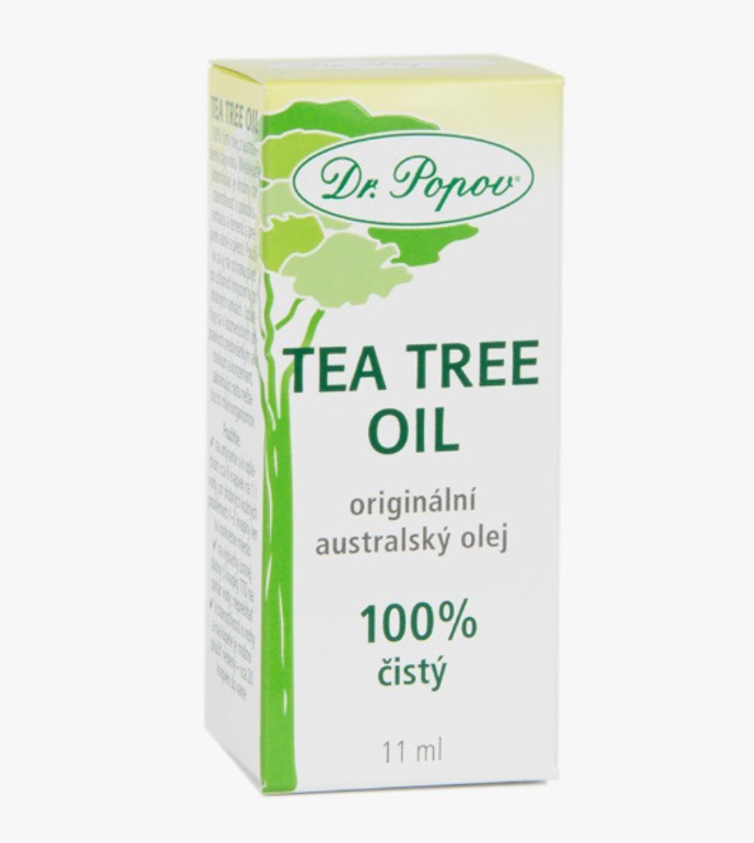Tea tree oil, Dr. Popov, 169 Kč
