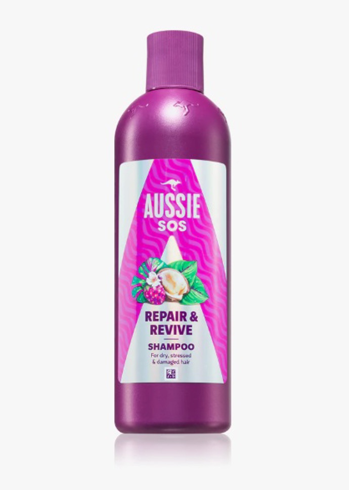 Vyživující šampon pro namáhané vlasy a vlasovou pokožku, Aussie, 132 Kč
