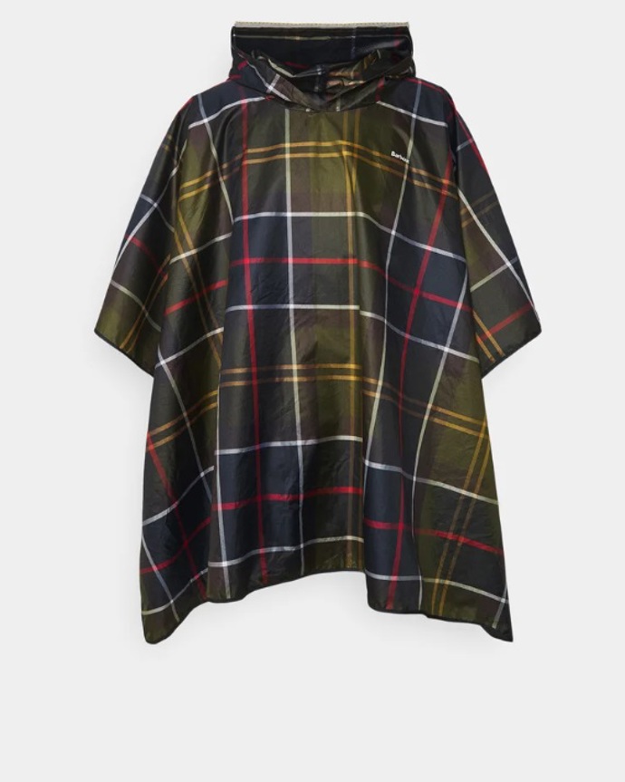 Kostkované pončo, Barbour, 1 440 Kč
