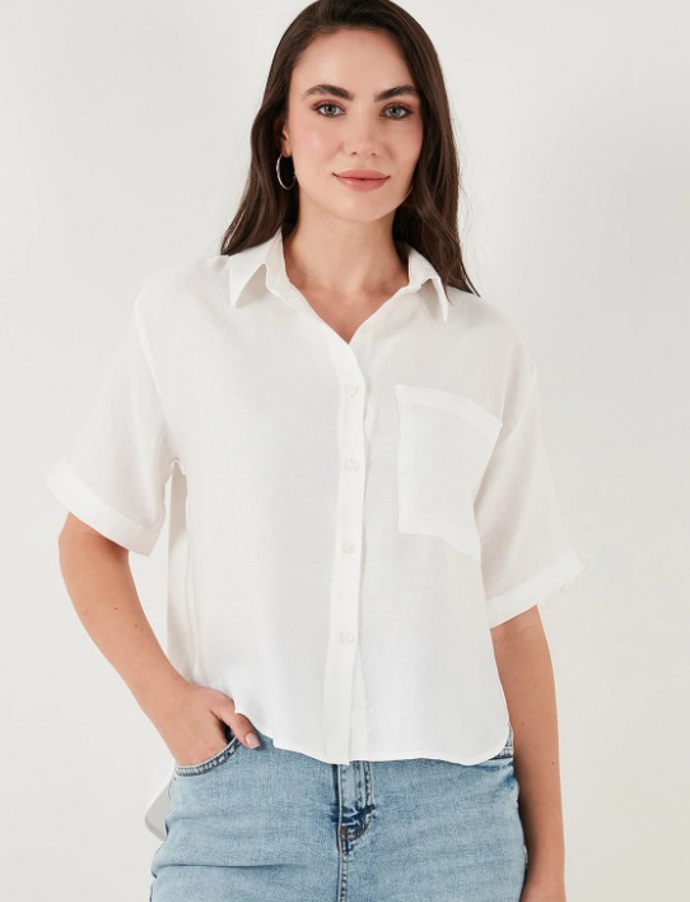 Košilová halenka, LELA, 1 129 Kč
