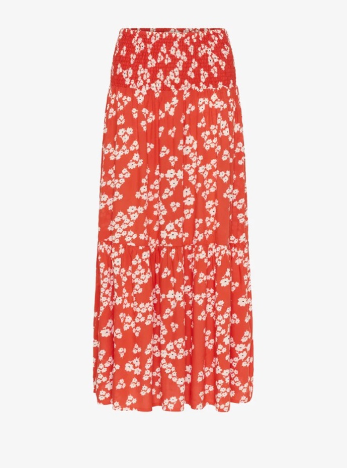 Květovaná maxi sukně, Kaffe, 1 186 Kč
