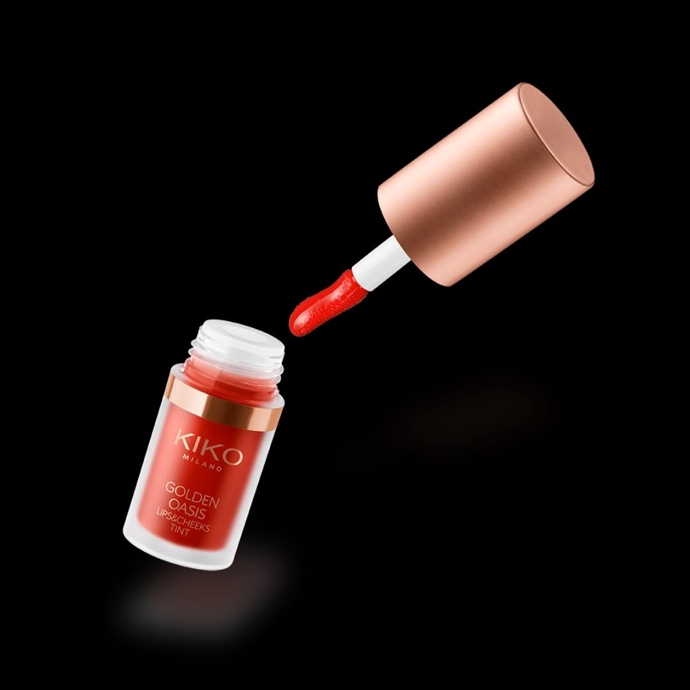 Golden Oasis Lip & Cheeks Tint, Kiko Milano, 16 eur
