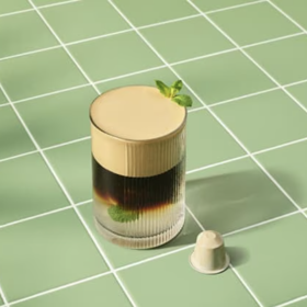 Iced Coconut Vanilla Mint Coffee
