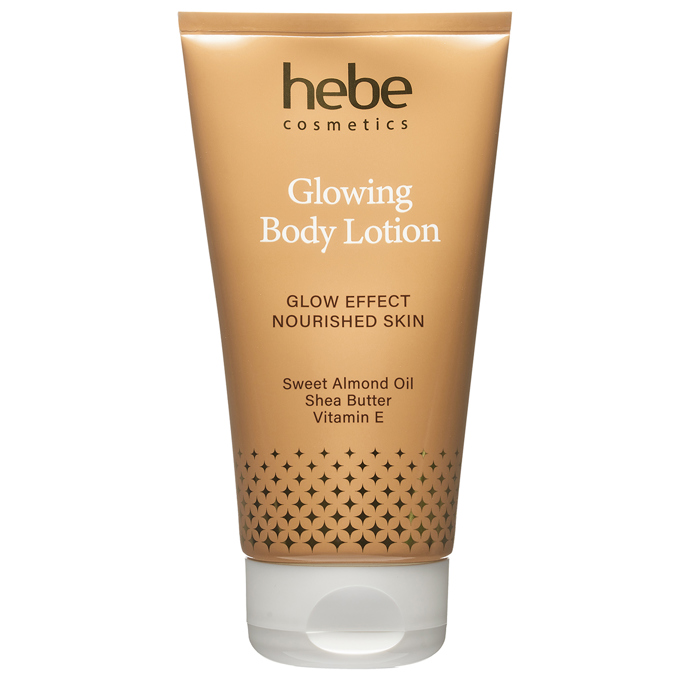 Hebe Cosmetics Glowing Body Lotion rozjasňující tělový balzám, 150 ml, 179 Kč
