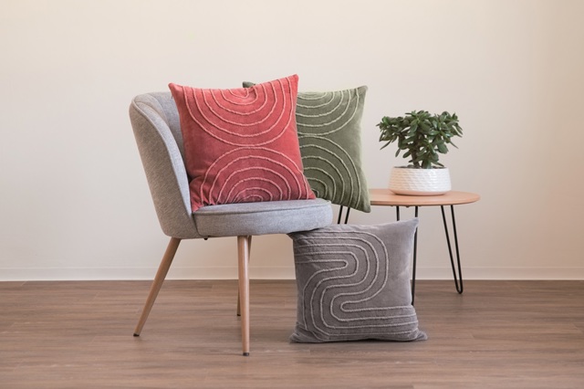 povlak COTTON VELVET půlkruhy povlak COTTON VELVET půlkruhy
