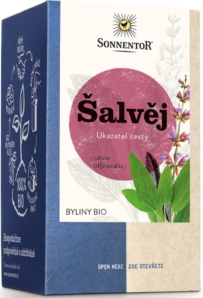 Šalvěj BIO, Sonnentor, 85 Kč
