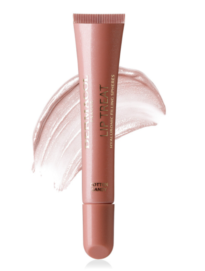 Lip Treat hydratační lesk na rty č. 3 Cotton Candy, Dermacol, 199 Kč

Tento unikátní produkt v sobě skrývá nejen péči, ale i lesk. Jedním nanesením pečujícího složení, které obsahuje olivový olej a sférickou kyselinu hyaluronovou, dosáhnete zdravě vypadajících, krásně lesklých a plných rtů. 
