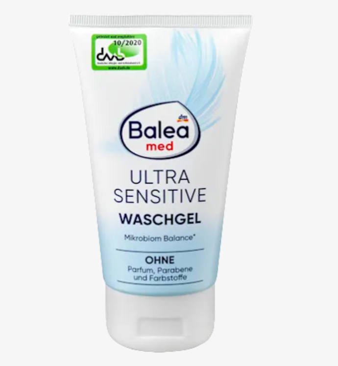 Balea med Ultra Sensitive pleťový mycí gel 84 Kč
