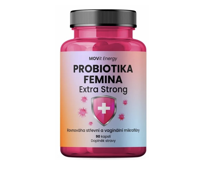 MOVit Probiotika Femina Extra Strong. Prémiový doplněk stravy speciálně vyvinutý pro ženy. Obsahuje 5 specifických, pečlivě vybraných kmenů přátelských probiotických bakterií ve vysokém počtu, obohacený o brusinky a prebiotikum inulin. Komplexní směs vitálních bakterií zahrnuje Bifidobacterium lactis BLa80, Bacillus coagulans BC99, Bifidobacterium longum BL21, Lactobacillus acidophilus LA85, Lactobacillus rhamnosus LRa05.
Cena: 579 Kč
MOVit Probiotika Femina Extra Strong. Prémiový doplněk stravy speciálně vyvinutý pro ženy. Obsahuje 5 specifických, pečlivě vybraných kmenů přátelských probiotických bakterií ve vysokém počtu, obohacený o brusinky a prebiotikum inulin. Komplexní směs vitálních bakterií zahrnuje Bifidobacterium lactis BLa80, Bacillus coagulans BC99, Bifidobacterium longum BL21, Lactobacillus acidophilus LA85, Lactobacillus rhamnosus LRa05.
Cena: 579 Kč