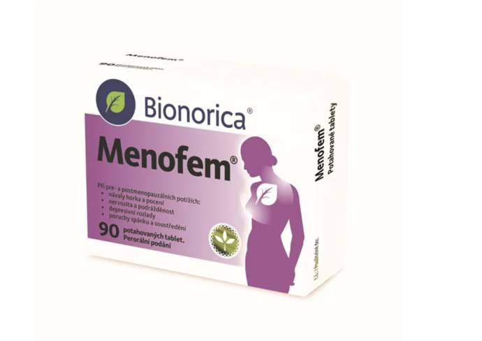 Menofem 90 tablet, registrovaný léčivý přípravek, Dr. Max, 279 Kč
