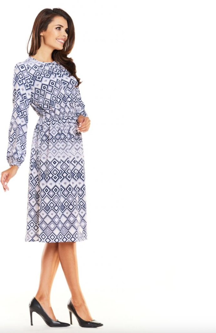 šaty s geometrickým vzorem, Perfect Dress.eu, 1081 Kč

