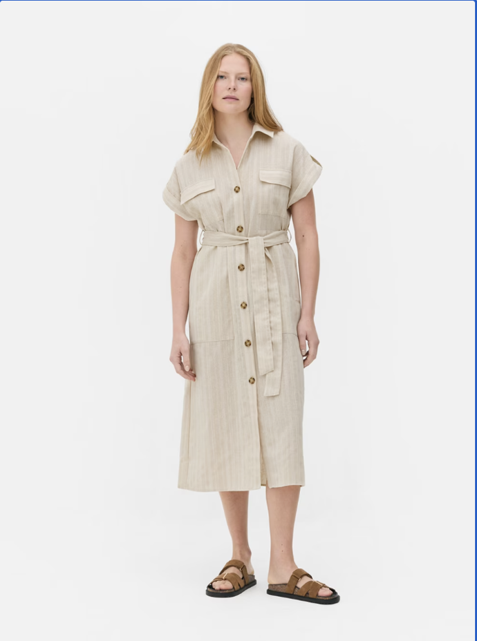 Pruhované košilové šaty The Edit, Primark, 730 Kč
