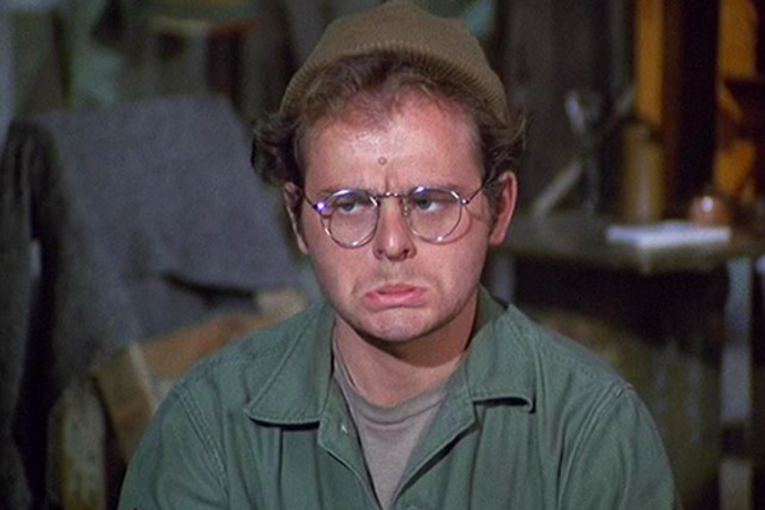 Gary Burghoff v roli Radara v americkém seriálu MASH
