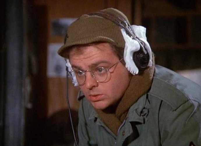 Gary Burghoff v roli Radara v americkém seriálu MASH
