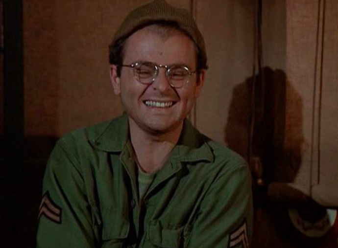 Gary Burghoff v roli Radara v americkém seriálu MASH
