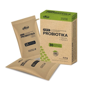 Veganské kapsle s obsahem 4 kmenů probiotických bakterií obohacené o rozpustnou vlákninu inulin a vitamin C, který je důležitý pro zdravý imunitní systém. 125 Kč
