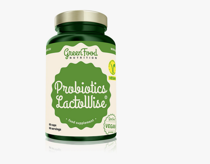 Zlepšit trávení a podpořit zdraví střevního mikrobiomu pomohou kapsle GreenFood Nutrition Probiotics LactoWise®. Přípravek nabízí symbiotickou kombinaci probiotik LactoSpore® a přírodní vlákniny galaktomannan, která slouží jako prebiotikum, tedy výživa pro prospěšné střevní bakterie. 355 Kč
