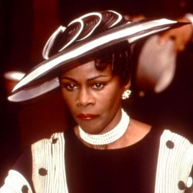 Herečka Cicely Tyson jako Stephanie St. Clair ve filmu Gangster

