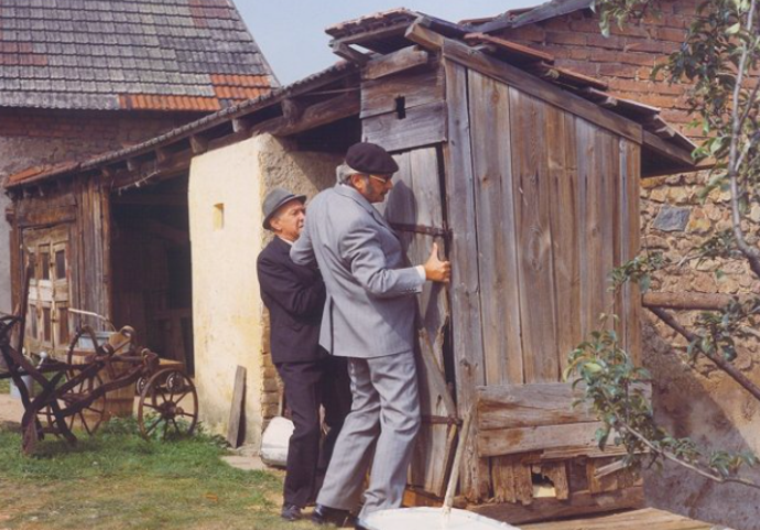 Josef Kemr a Jiří Sovák si během natáčení užili spoustu legrace

