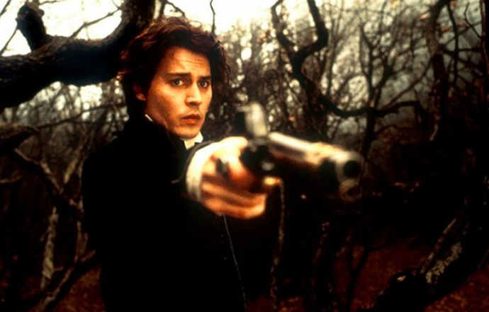 Záběry z filmu Ospalá díra režiséra Tima Burtona s Johnnym Deppem v hlavní roli
Záběry z filmu Ospalá díra režiséra Tima Burtona s Johnnym Deppem v hlavní roli