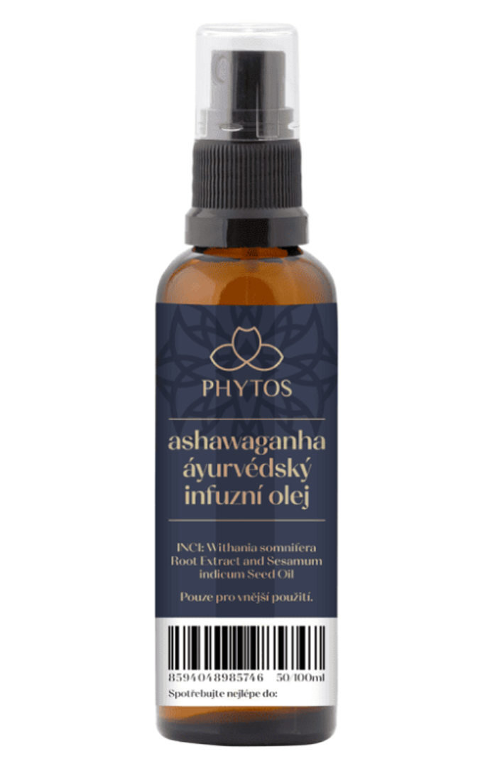 Ajurvédský infuzní olej, Phytos, 260 Kč
