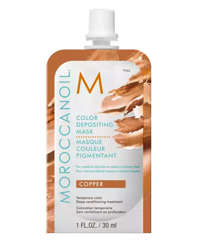 Tónující maska na vlasy Copper, Moroccanoil, 153 Kč
