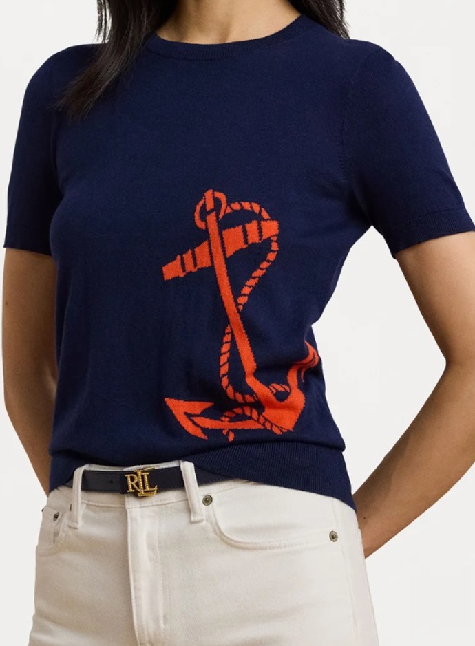 Triko s kotvou, Ralph Lauren, 2 400 Kč

