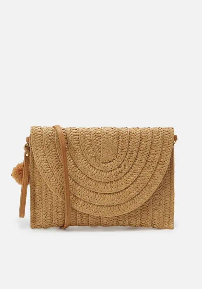 Crossbody přírodní kabelka, Pieces, 550 Kč
