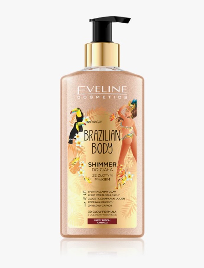 Tělová emulze se třpytkami, Eveline Cosmetics, 169 Kč
