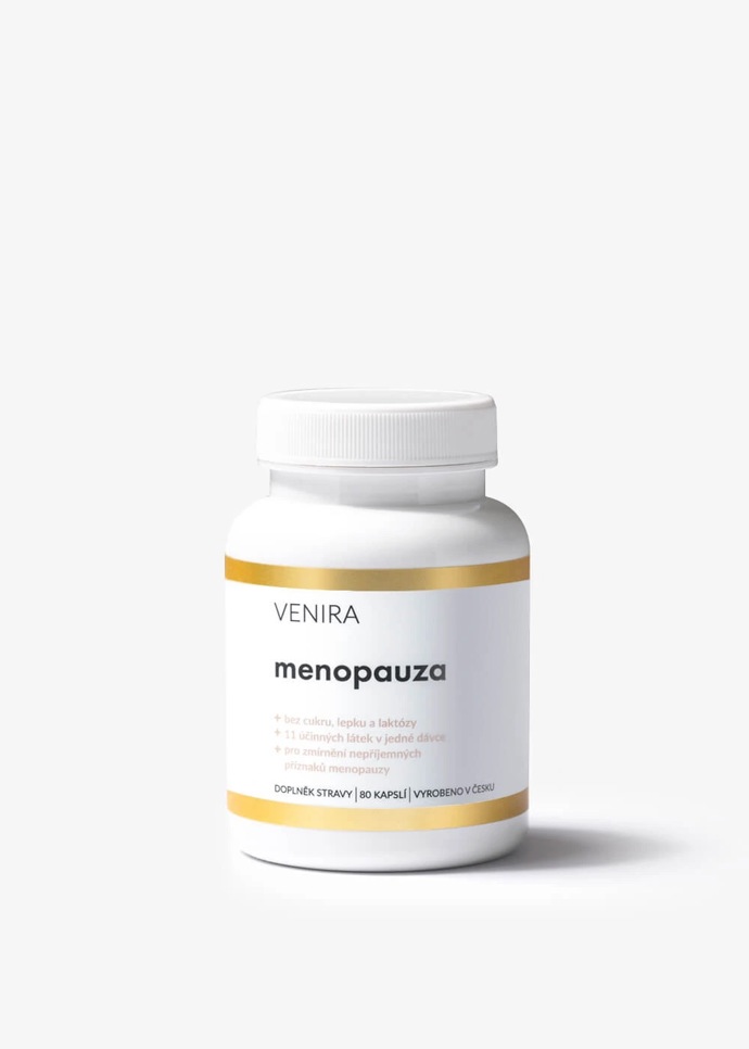 VENIRA menopauza, 80 kapslí, 649 Kč
