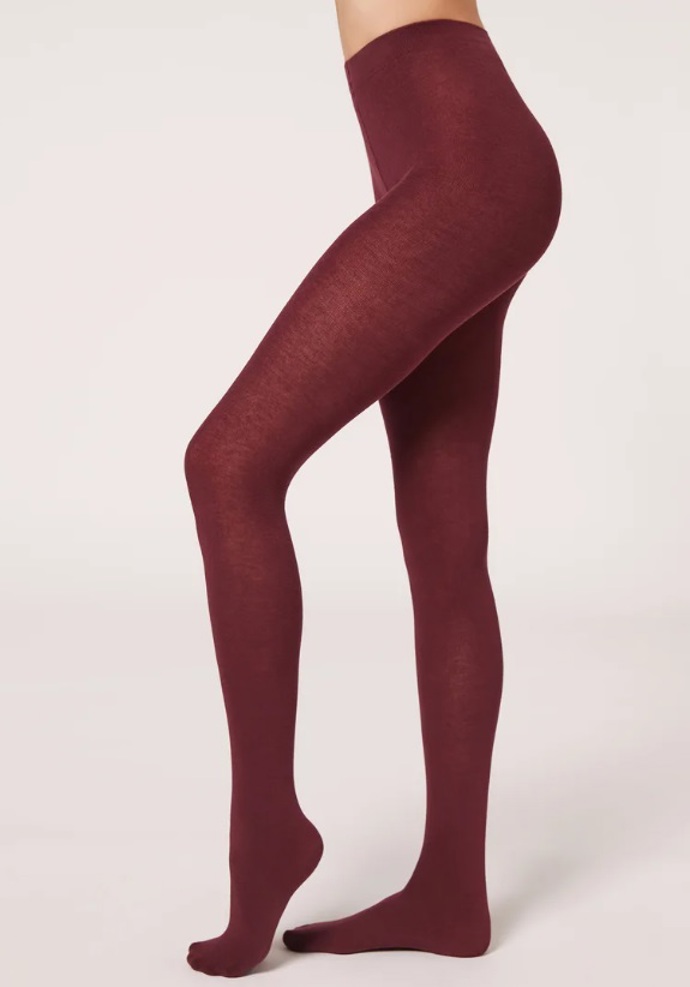 Termo vínové punčocháče, Calzedonia, 559 Kč
