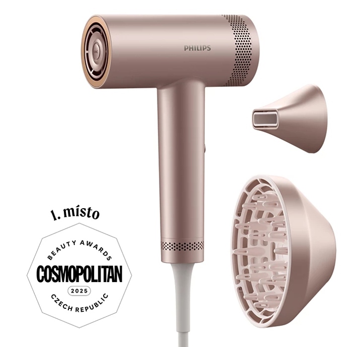 Hair Dryer 8000 Series, Philips, 3999 Kč
Hair Dryer 8000 Series, Philips, 3999 Kč