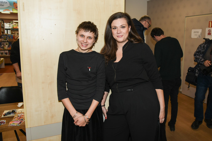 Eva s kolegyní Magdalenou Čečo
