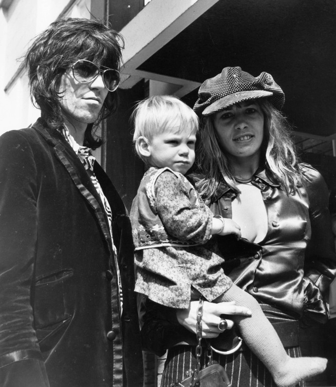 Anita Pallenberg s Keithem Richardsem
