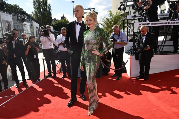 Aňa Geislerová na slavnostním zahájení filmového festivalu v Karlových Varech v červenci 2025.

