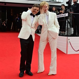 Aňa Geislerová na premiéře filmu Karavan na filmovém festivalu v Karlových Varech v červenci 2025.
