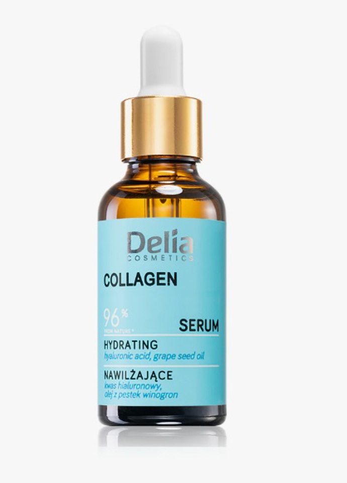 Hydratační sérum na obličej, krk a dekolt, Delia Cosmetics, 110 Kč
