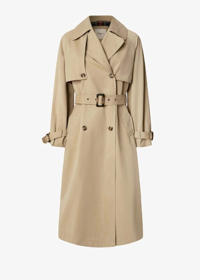 Béžový trenčkot, Pepe Jeans, 5 040 Kč

