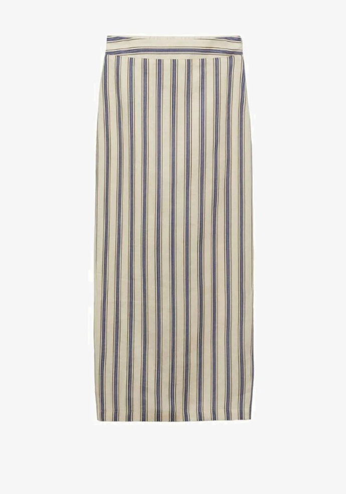 Pruhovaná maxi sukně, Mango, 799 Kč
