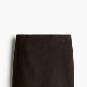 Semišová sukně, H&M, 3 999 Kč
