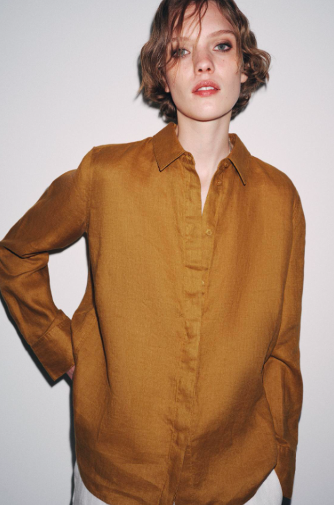 Lněná košile, Zara, 849 Kč
Lněná košile, Zara, 849 Kč