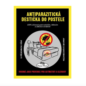 Vysoce účinná antiparazitická destička poskytuje okamžitou ochranu proti roztočům, štěnicím a zákožce svrabové během spánku. 236 Kč

