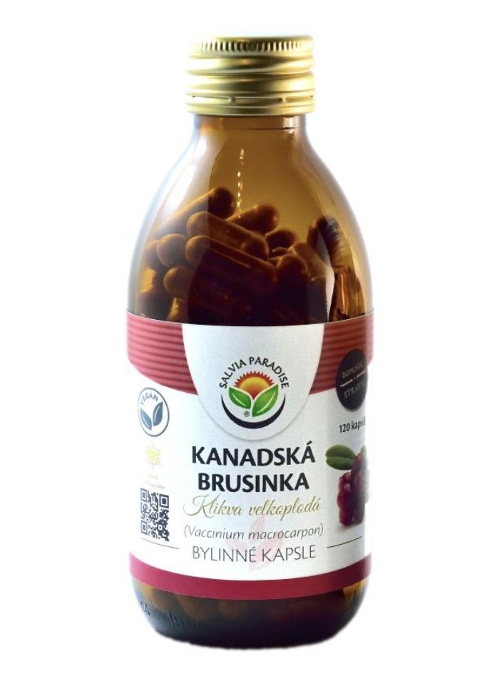 Kanadská brusinka sušená mrazem - lyofilizovaná kapsle 120 ks, Salvia Paradise, 349 Kč
Kanadská brusinka sušená mrazem - lyofilizovaná kapsle 120 ks, Salvia Paradise, 349 Kč