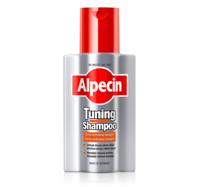 Tónovací šampon na první šedivé vlasy, Alpecin, 263 Kč
Tónovací šampon na první šedivé vlasy, Alpecin, 263 Kč