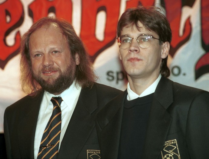Pavel Horňák s Leškem Semelkou
