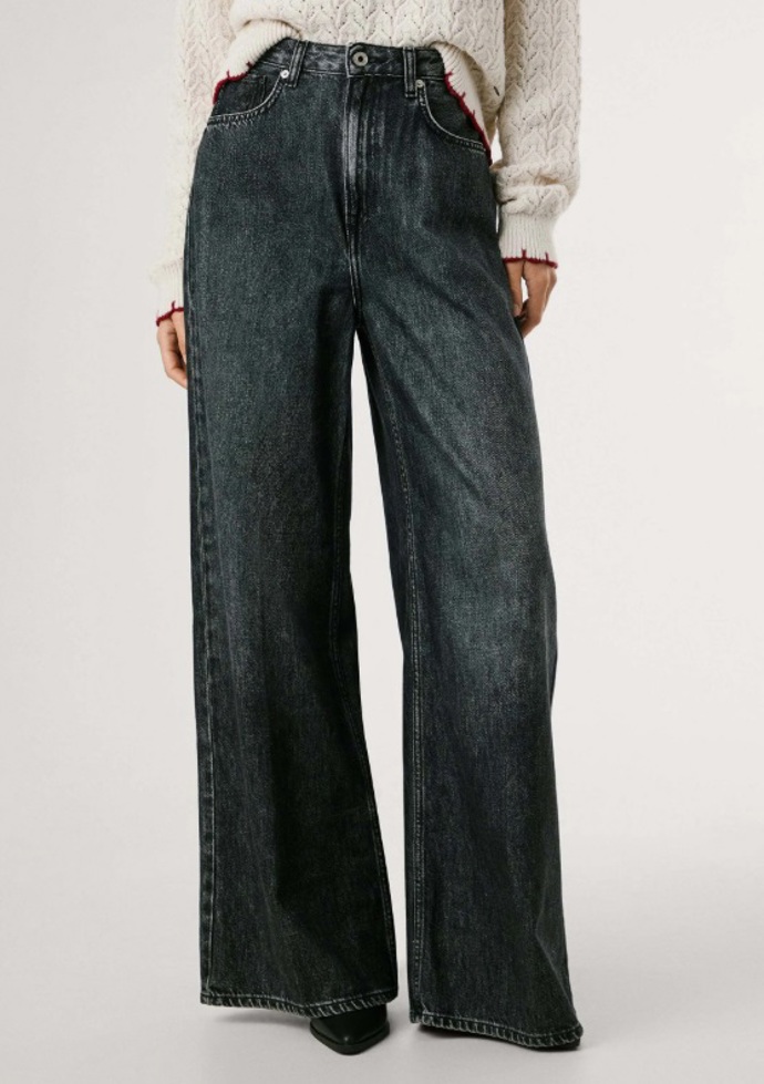 Tmavé široké džíny, Pepe Jeans, 2 490 Kč
